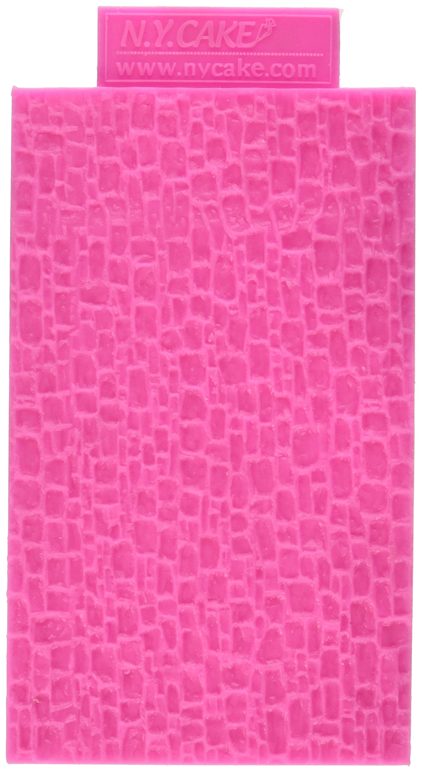 NY Cake Fondant Impression Mat, Cobblestone Design- Silicone
