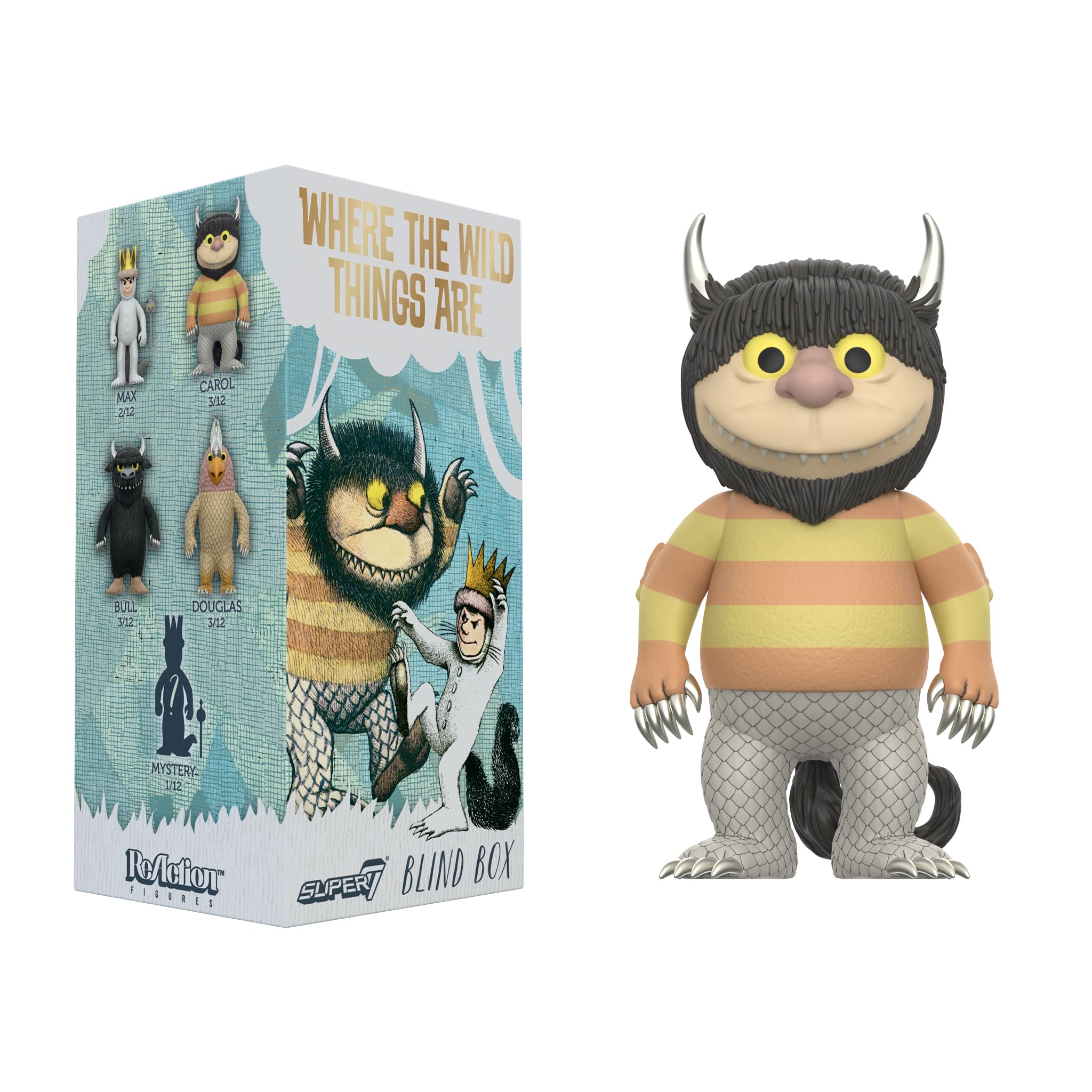 Amazon.com: Super7 Where The Wild Things are Blind Box Flat - (12