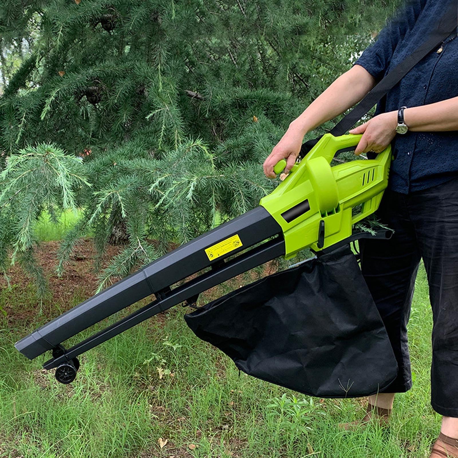 Soffiatore elettrico per foglie, 3000 W, strumento da giardino leggero con modalità di soffiaggio e aspirazione rapide per una cura efficiente del prato e manutenzione del cortile