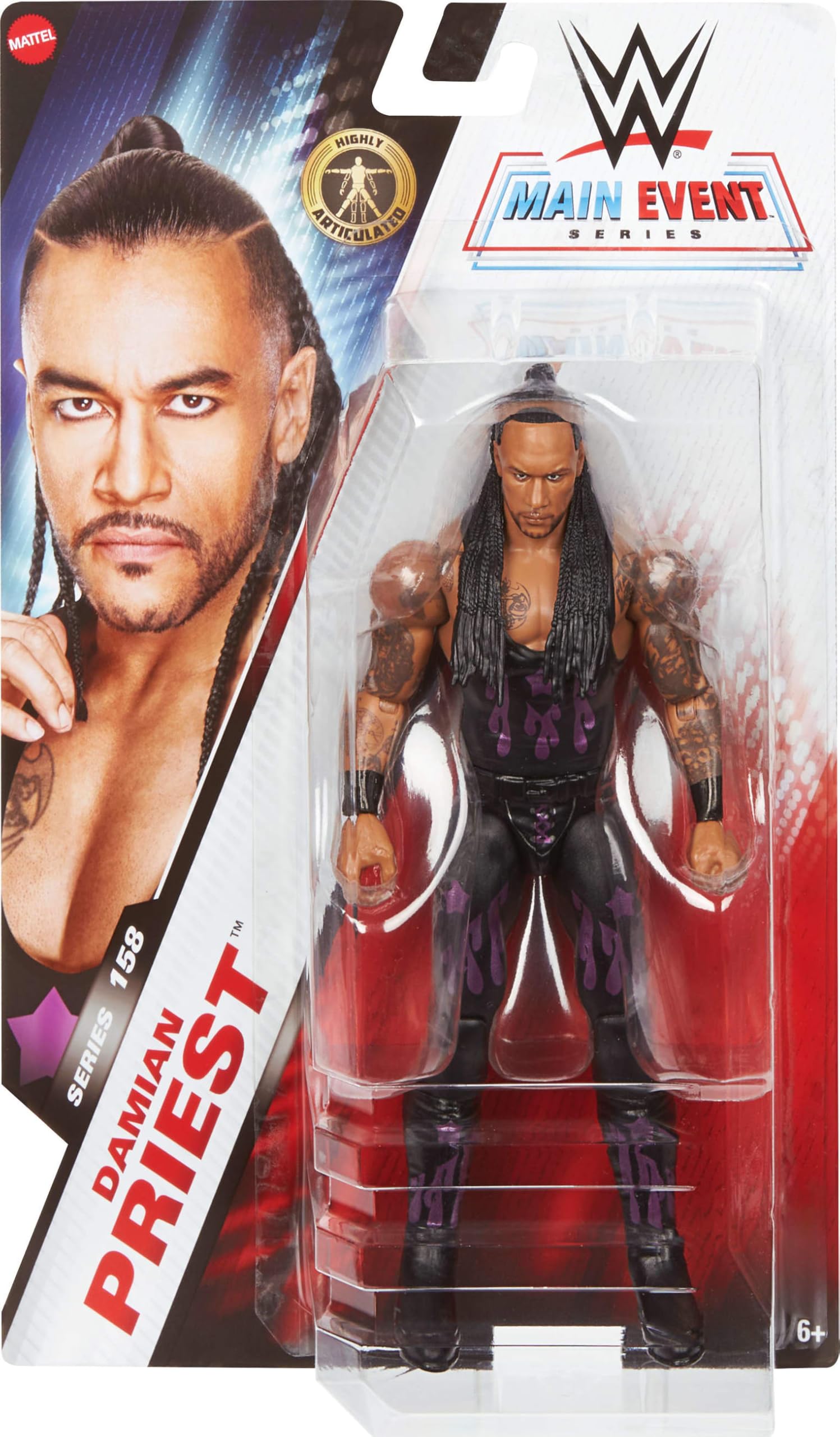 Amazon.com: Mattel WWE Damian Priest Action Figure, Main Event