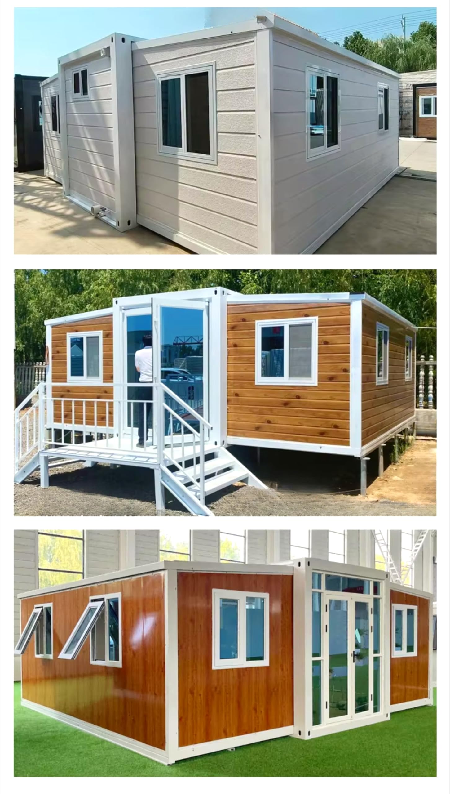 Portable Tiny House 20X20 Feet Expandable Foldable Integrated