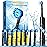 TEETHEORY Rotating Electric Toothbrush for Adults with 8 Brush Heads, Sensitive Gum Care Electric Toothbrush with 3 Modes and 2 Min Smart Timer, Rechargeable Last 60 Days