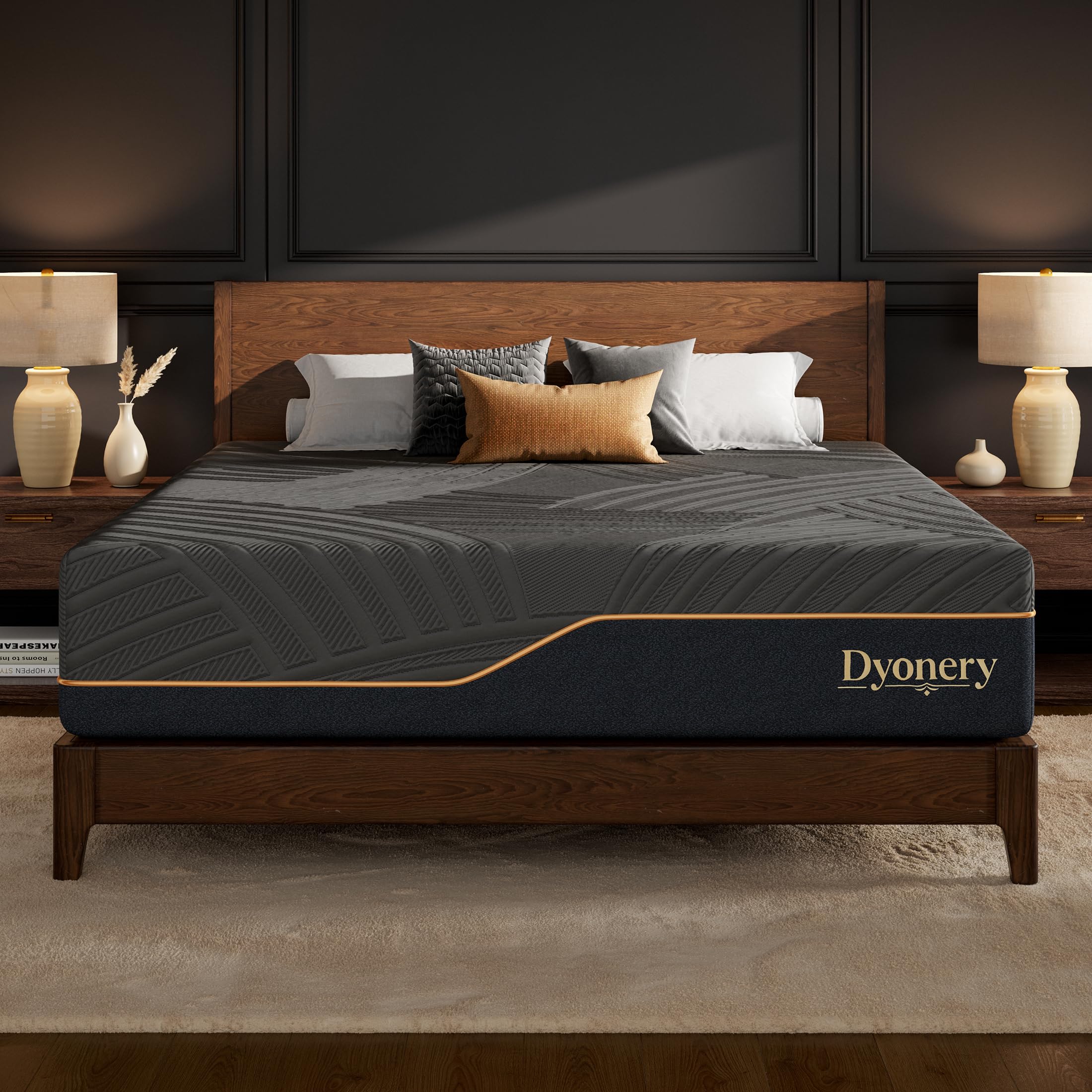 Dyonery King Size 12 Inch Cooling Copper Gel