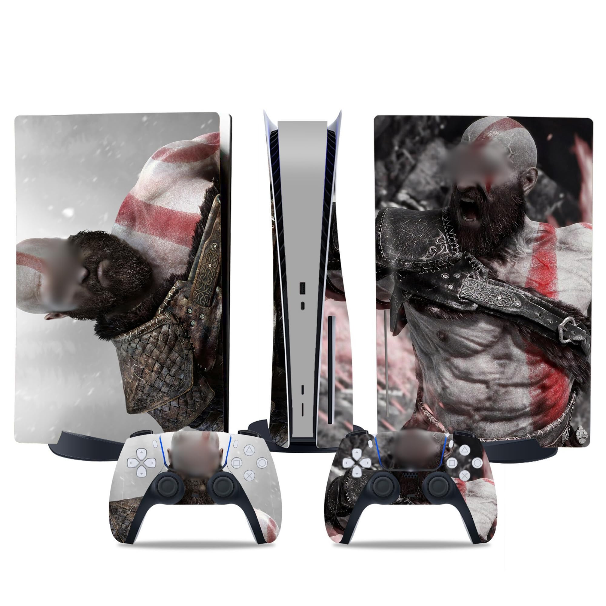 Kit de vinilos Extra Resistentes MaD Vision® para PlayStation 5 (PS5) Digital| Set de vinilos Mate para Consola + 2 mandos - para Anime|Rubber|Zoro|Nami Diseño — view 39