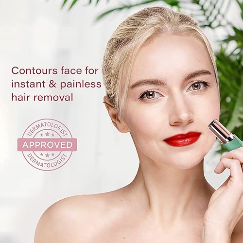 Miniatura 3 de Paquete de depilación facial esmeralda y 4 cabezales de repuesto adicionales