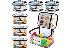 Clear Lego Storage Bags for Kids