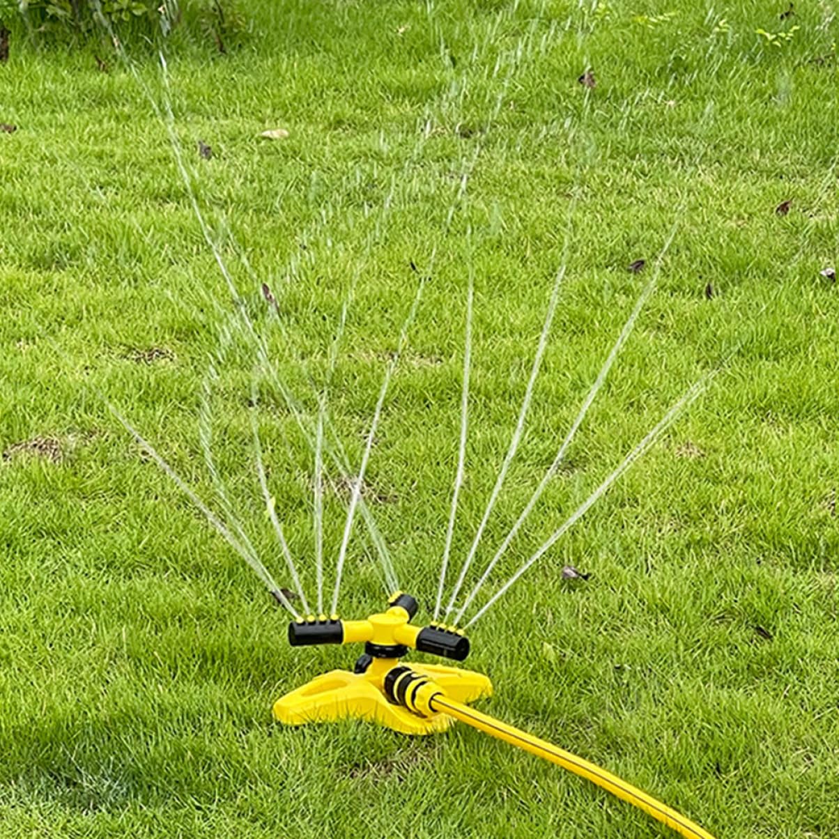 ibasenice 3 Pièces Arroseur de Jardin Automatique Pulvérisateur Rotatif pour Arrosage de Pelouse et Jardin Eau et Aux Chocs
