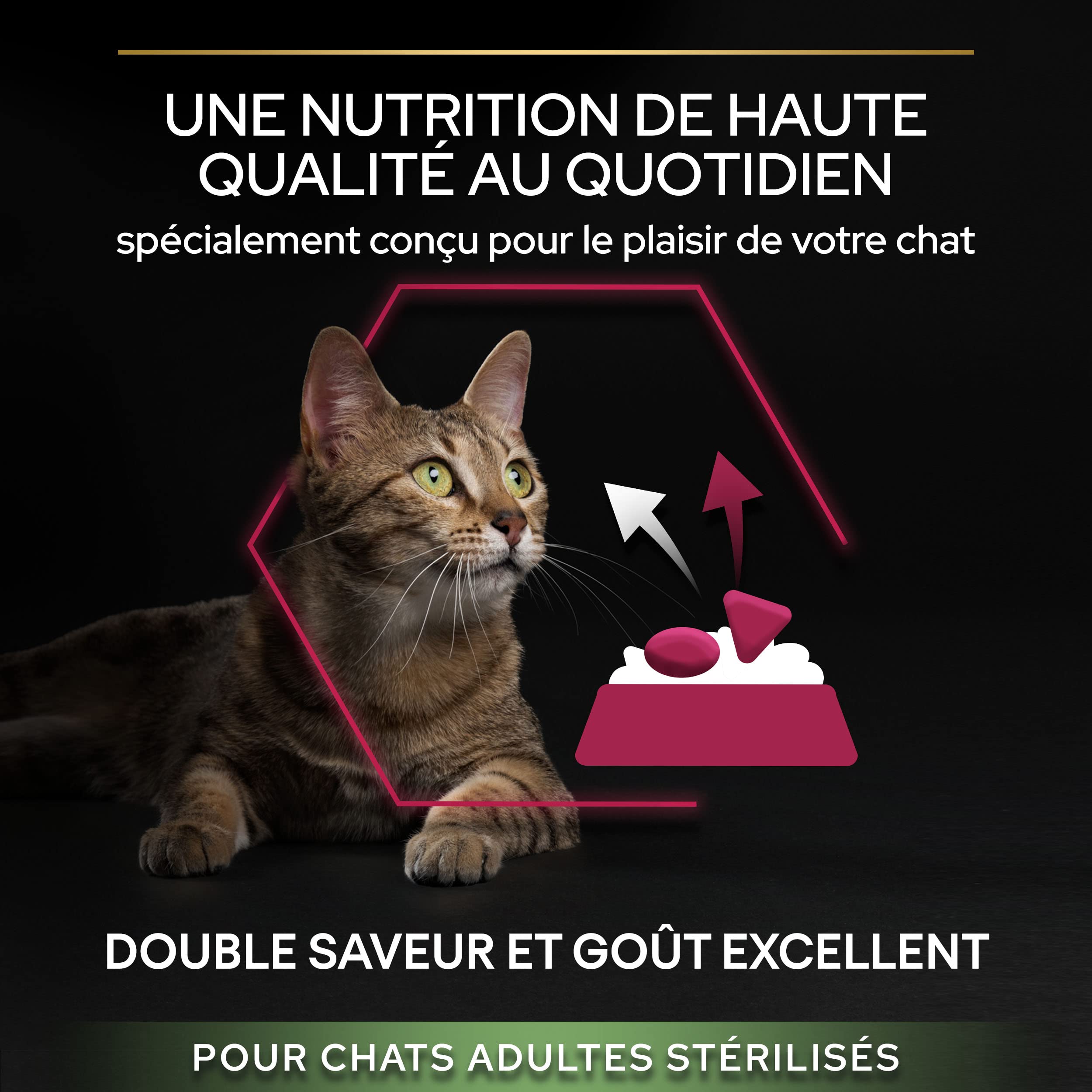 PRO PLAN Sterilised Adult Savury Duo Cabillaud y Trucha 3 kg | Croquetas Gato Esterilizado Sabor Cabillaud y Trucha - Alto contenido de proteínas, bienestar urinario - Salud del Gato