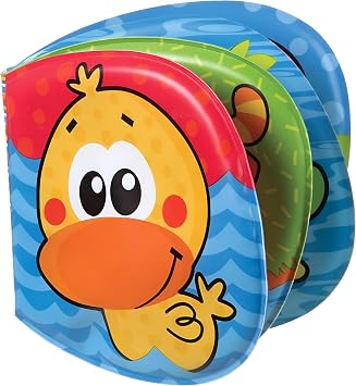 Playgro Garden Bath Book   Waterproof Baby Bath Toy for Sensory Fun, Soft & Durable   Suitable for 6+ Months