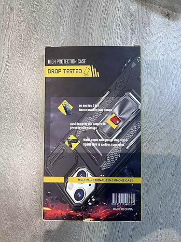 Miniatura 9 de Funda compatible con Samsung S23 Ultra con soporte y cubierta para cámara, 2 formas de soporte Soporte magnético de montaje en automóvil con anillo