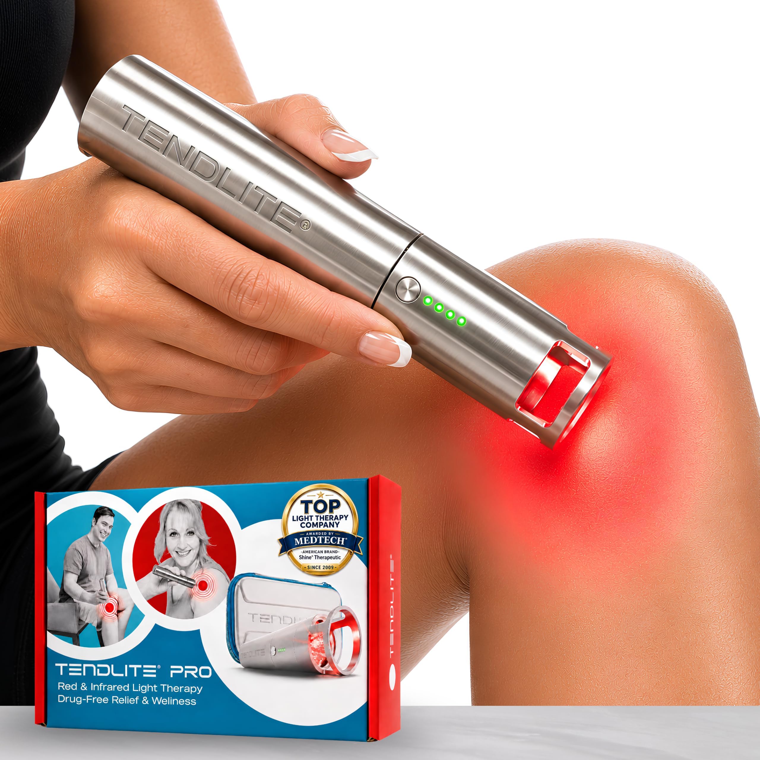 SHINE TENDLITE™ PRO [New 2024 Model] Red Light Therapy for Body - Medical Grade Therapy Device - Introducing Our Larger & Most Powerful TENDLITE - Home Care with High-Power LEDs 660nm Plus 850nm