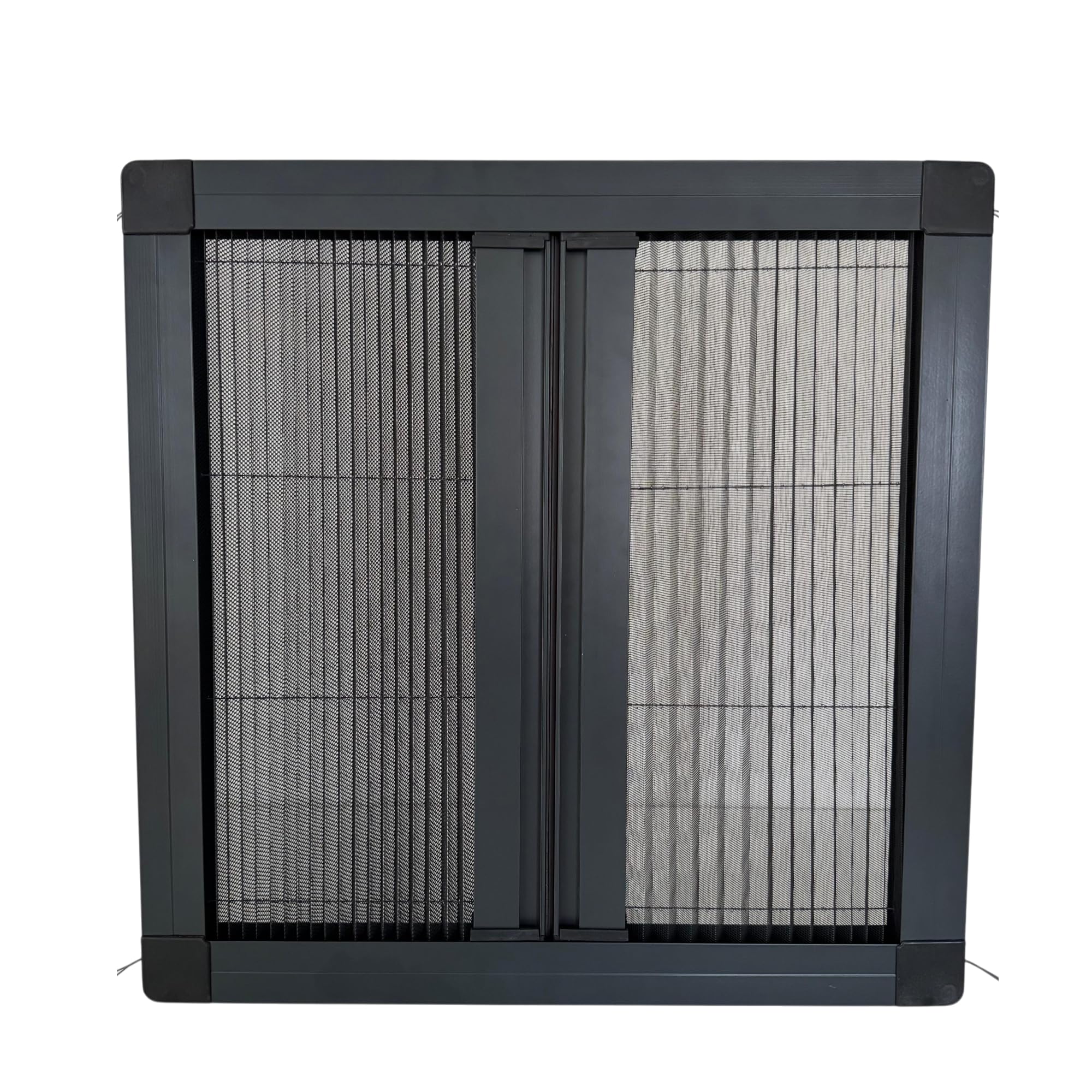 Plissee Fliegengitter nach Maß | Individuell konfigurierbarer Insektenschutz für Fenster, Türen & Dachfenster | Aluminiumrahmen | Optional ohne Bohren