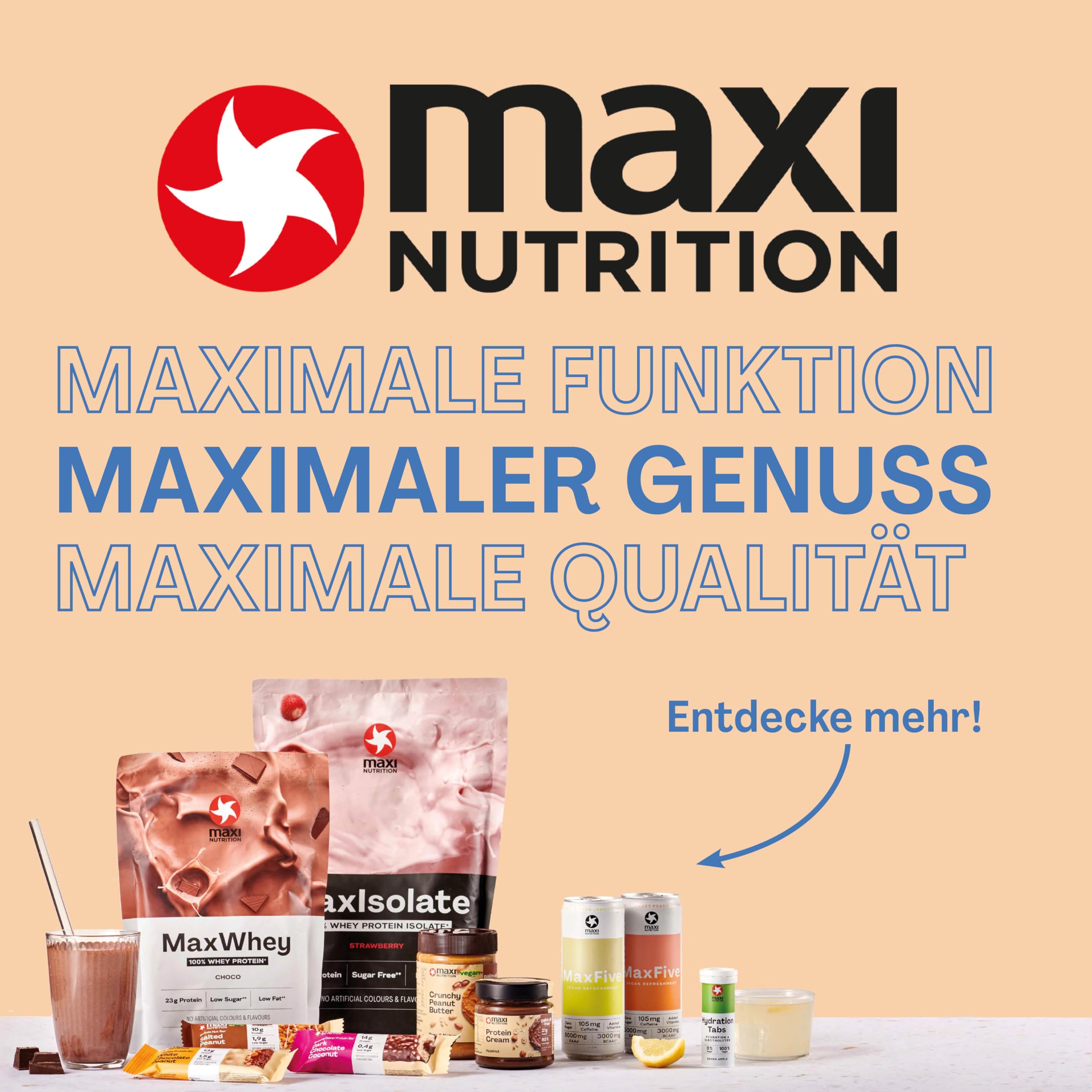 MaxiNutrition Milk & Coconut Protein Waffle Bar, 22% Eiweiß, 174 kcal, (12 Eiweißriegel x 40g), Ohne Zuckerzusatz