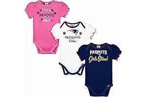 Infant Patriots Apparel: NFL Team 3-Pack Onesies
