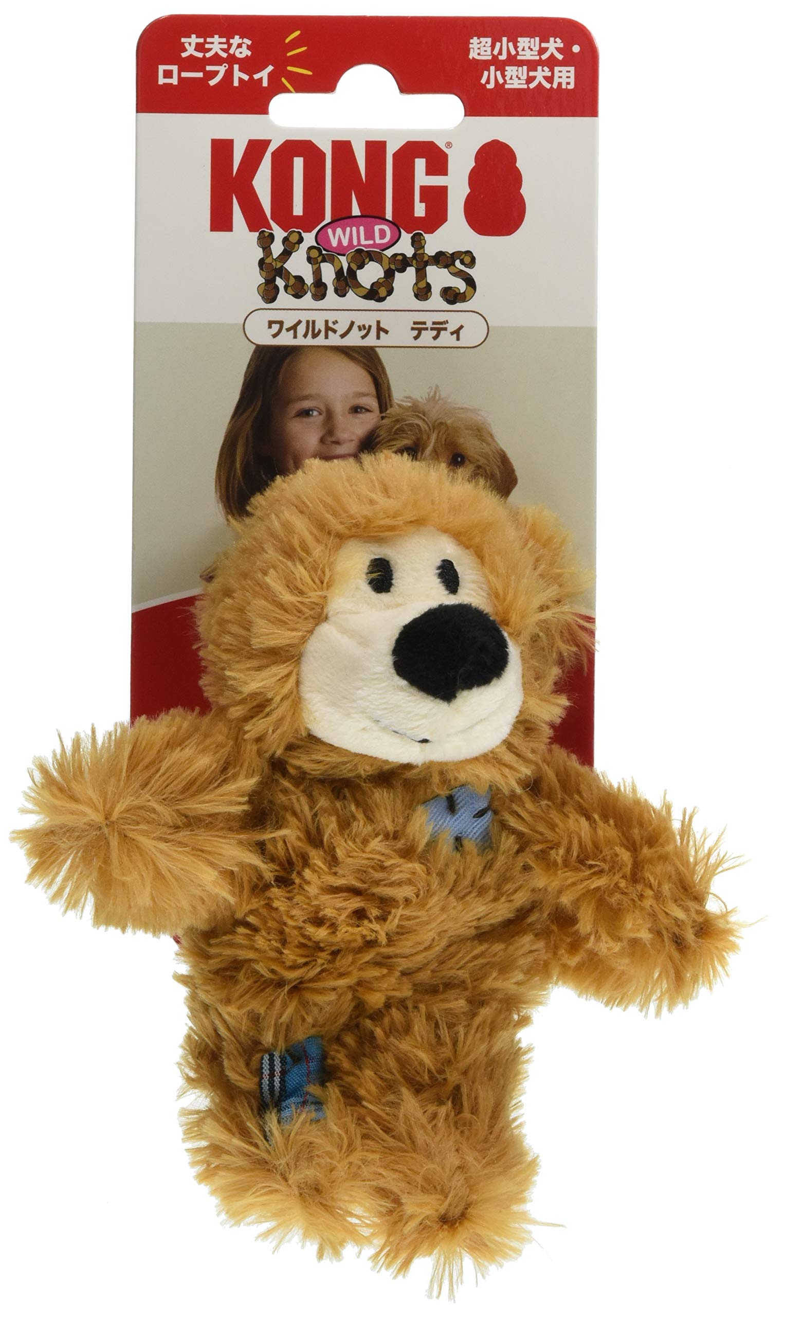 Amazon | Kong(コング) 犬 おもちゃ コング ワイルドノット テディ S