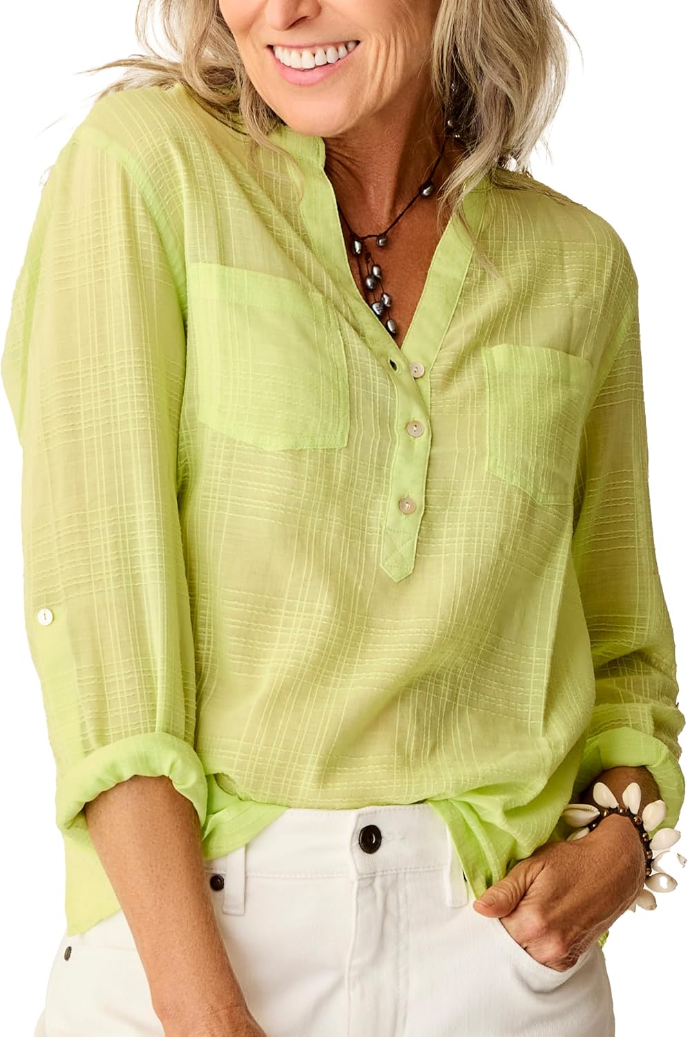 Carve Designs Women's Dylan Textured Shirt