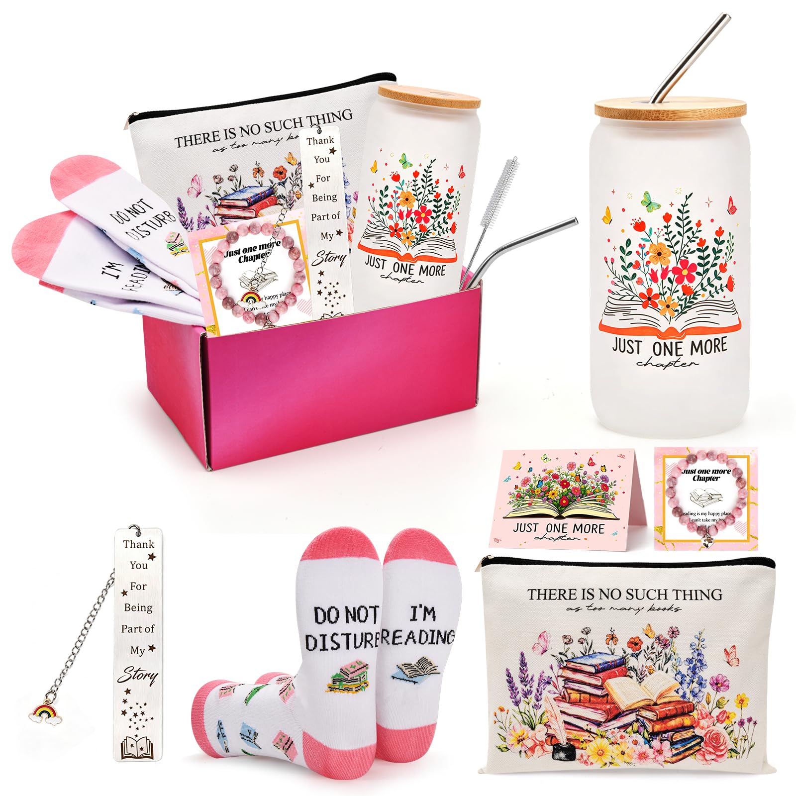 Gflyyue Book Lovers Gifts for Women,Bookish Gifts for Book Lovers Women, Gift for Readers Reading Accessories Gift