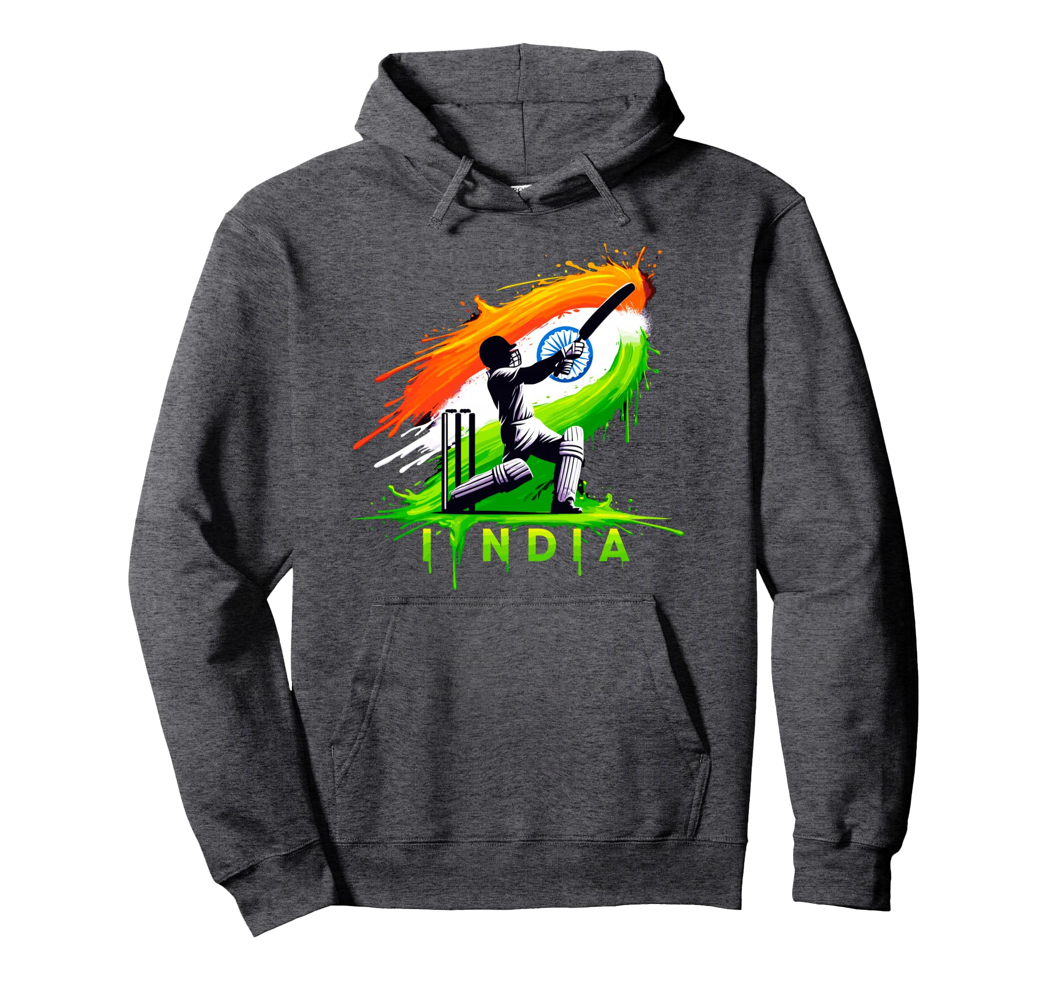 India Cricket Indian Cricket Fan Pullover Hoodie