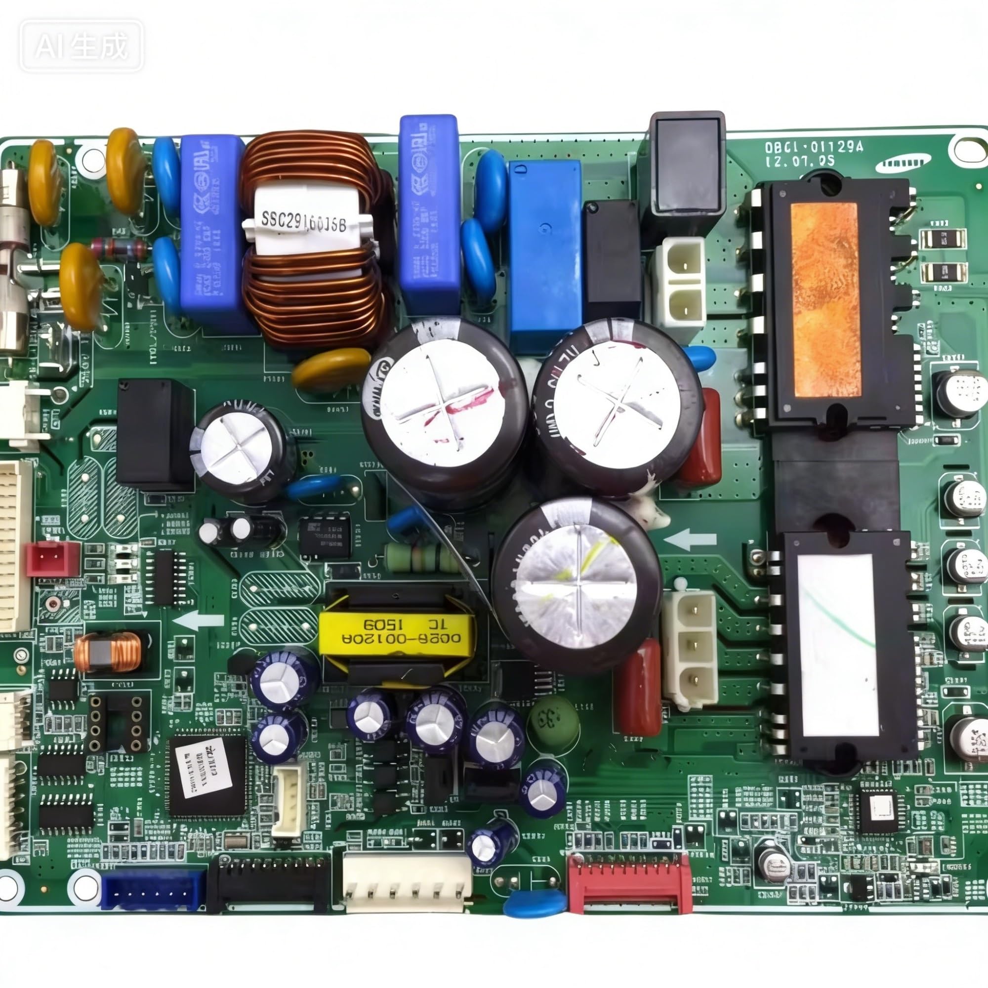 ，Compatible For Samsung， Air Conditioning Computer Board DB41-01129A DB93-13183H DB93-13183E DB93-13183G DB93-13183F 13183A Motherboard(DB93-13183A)