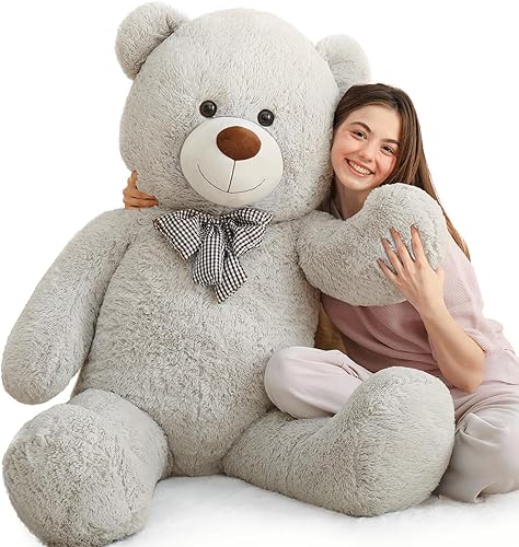 Miniatura 1 de MaoGoLan Giant Teddy Oso de peluche gigante de tamaño real, grande de 5 pies, suave y esponjoso, regalo para baby shower, Navidad, día de San