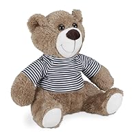 Relaxdays Fermaporta a Orsetto, Peluche in Stoffa Riempito con Sabbia