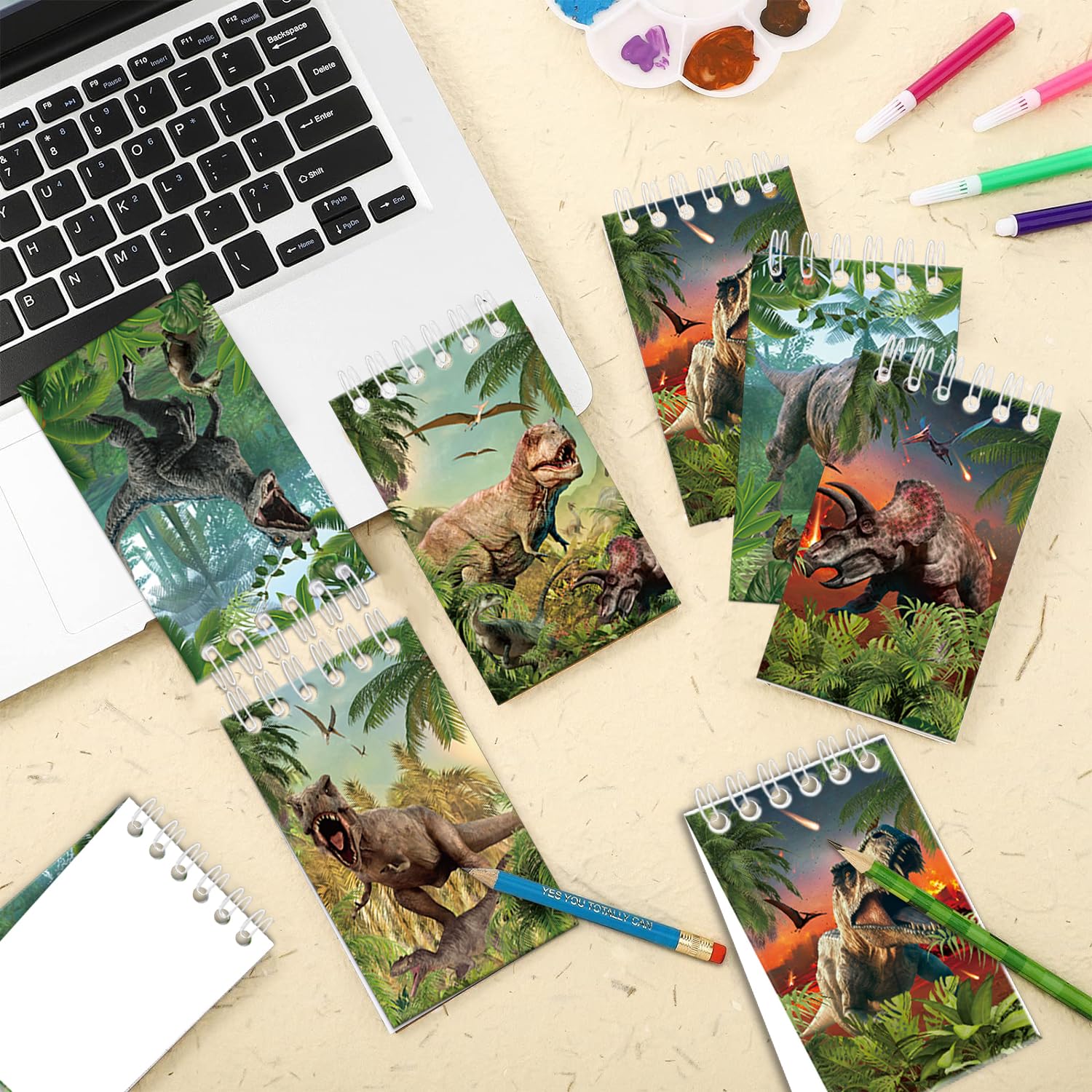 Kit Festa Dinosauro - Sacchetti Regalo, Adesivi, Braccialetti, Spille | Per Compleanni A Tema - Foto 8