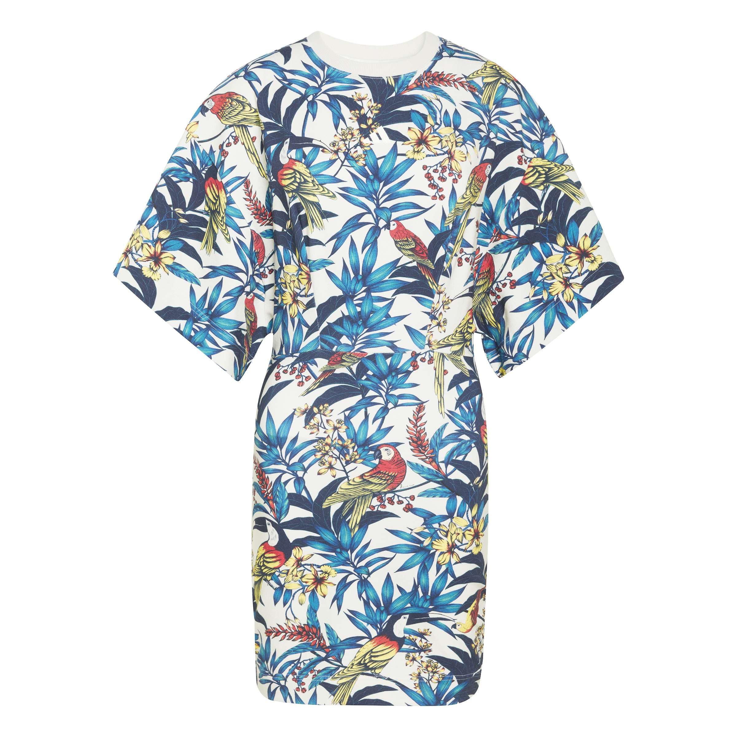 Adidas Sportswear Farm Rio Printed Mini Dress Women's Floral Print Small