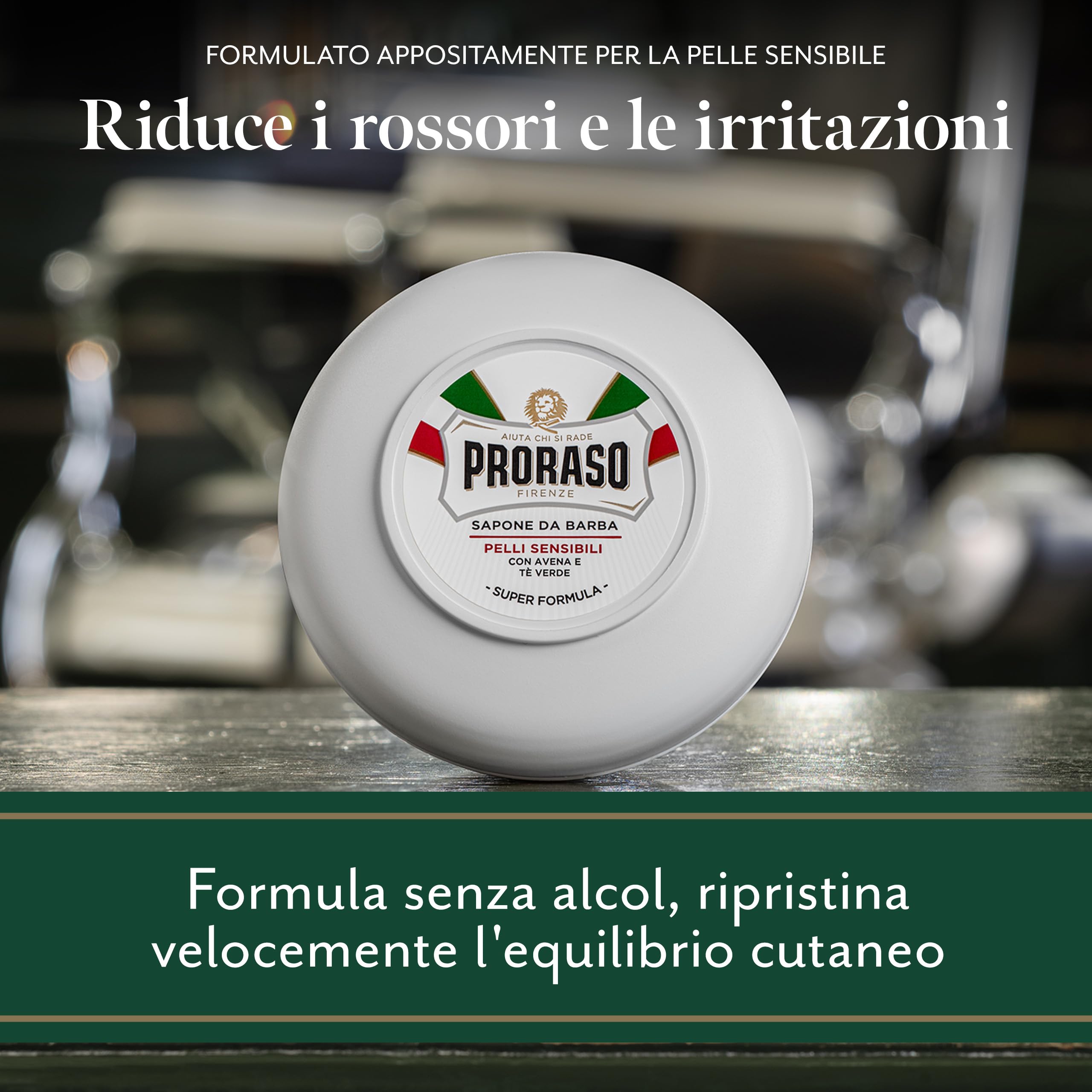 Proraso Ciotola Sapone da Barba, Pelli Sensibili, 150 Ml
