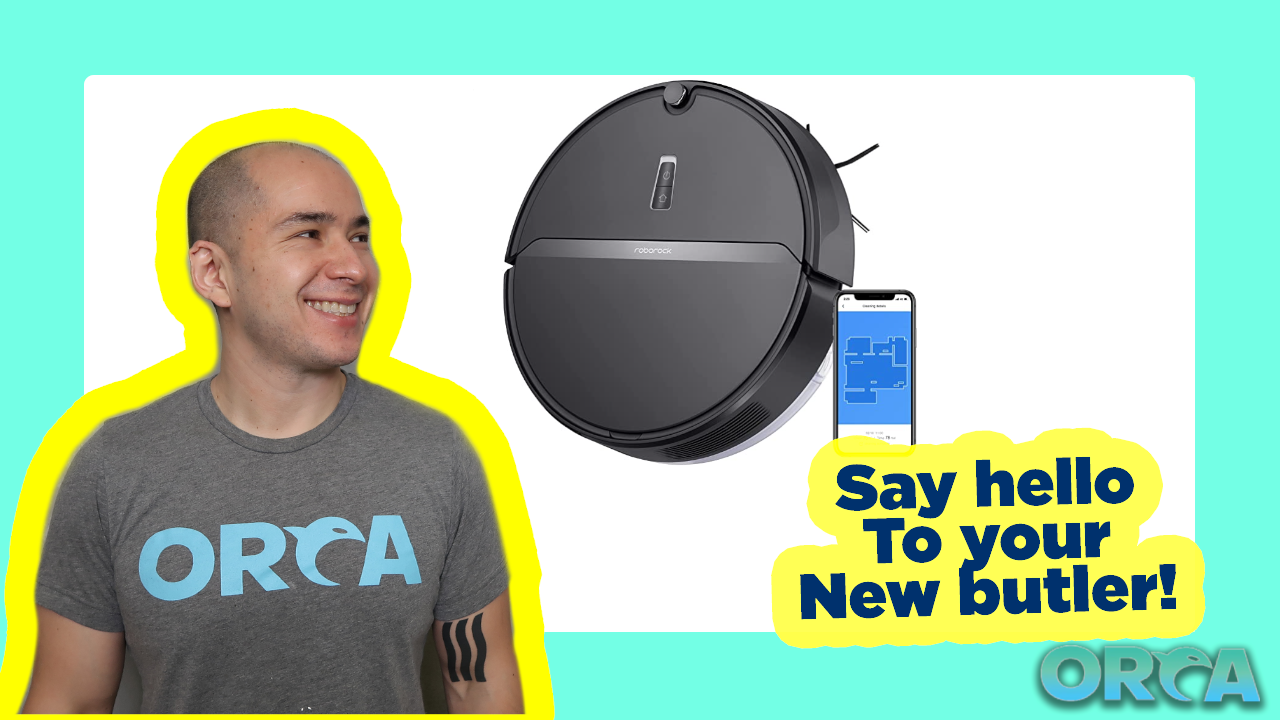 Underside of Roborock E4 showing brushes and mop pad attachment