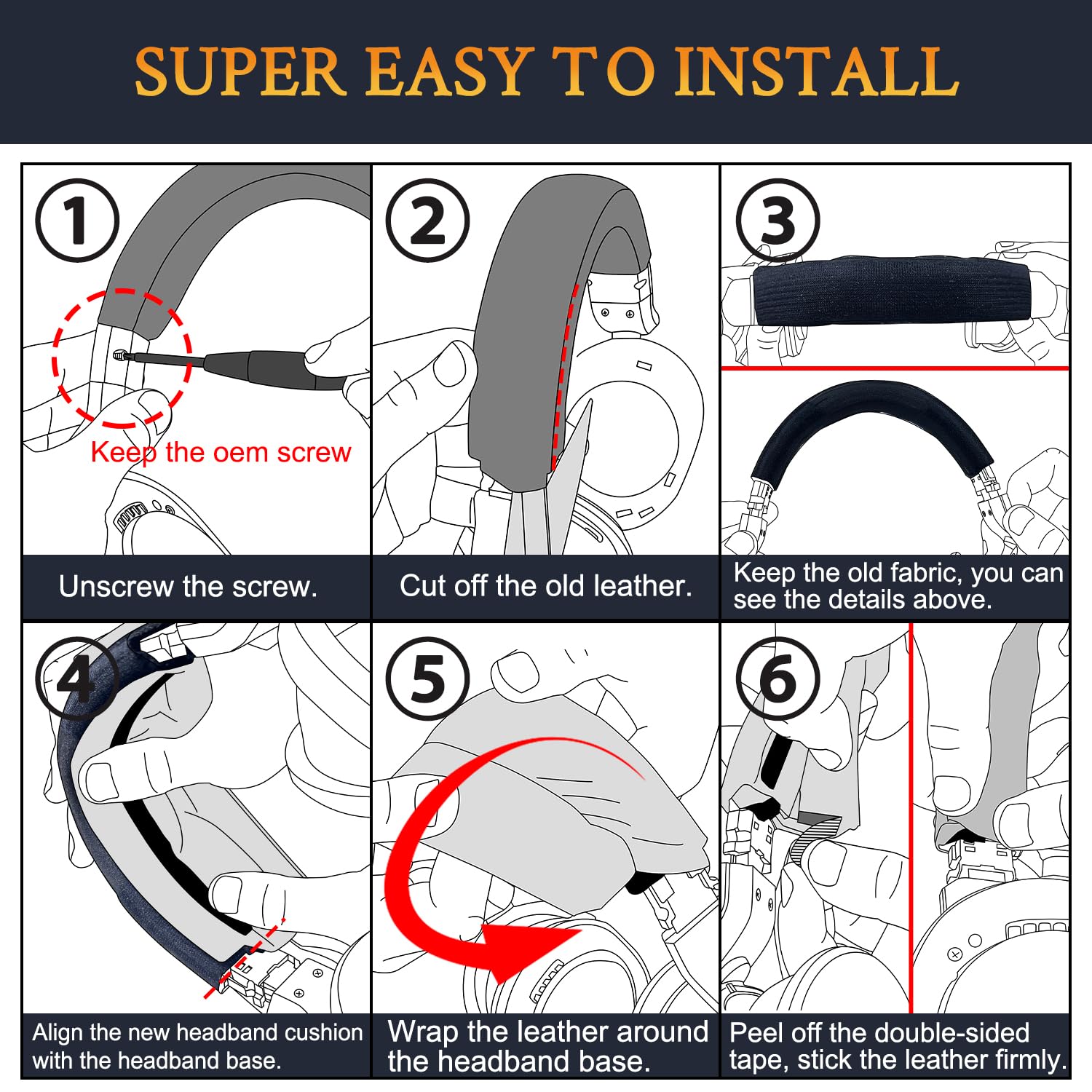 Amazon | SOULWIT ヘッドバンド ヘッドホン バンド for Sony MDR-HW700