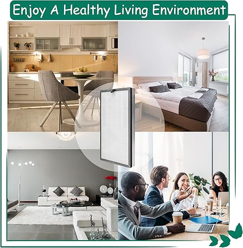 Miniatura 5 de Filtro de repuesto, compatible con purificador de aire 112 V2.0, prefiltro 3 en 1, filtro HEPA verdadero H13 y filtro de carbón activado, paquete de