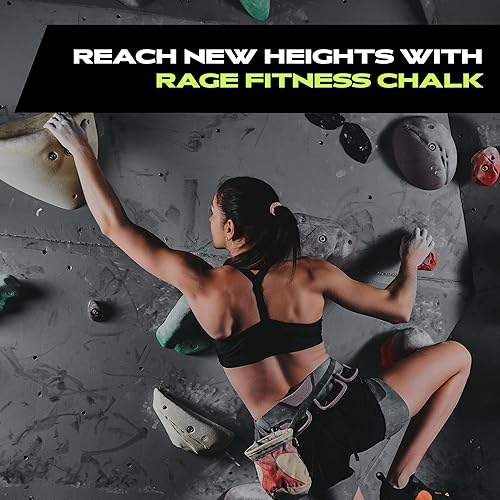 Miniatura 4 de Rage Fitness Gym Chalk  Magnesium Carbonate Athletic Chalk for Excellent Grip - Gym Workout Grip Chalk for Weightlifting & Gymnastics.