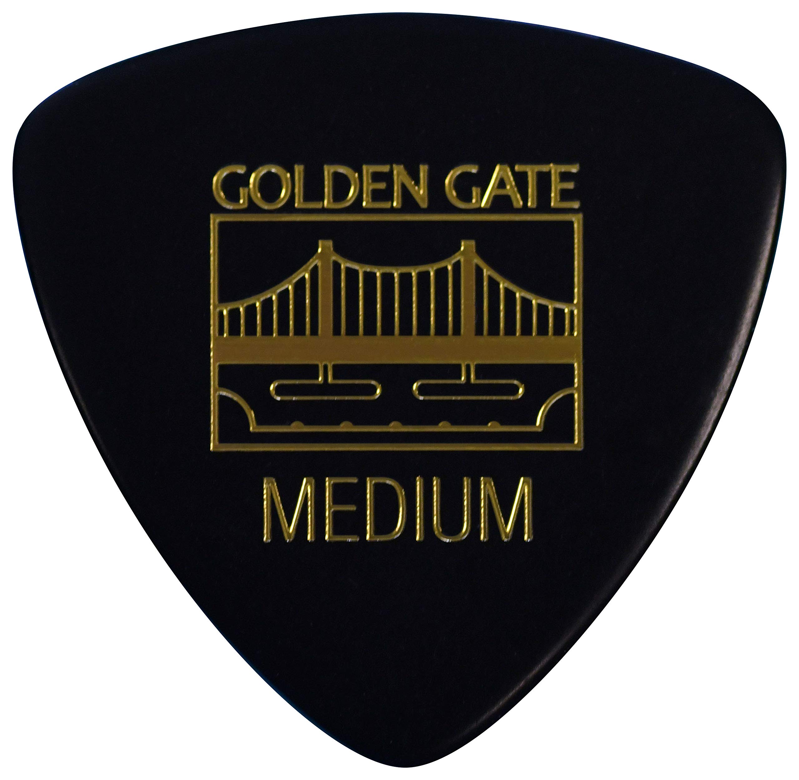 Golden Gate MP-403 - Púas para guitarra (0,75 mm de grosor, color negro