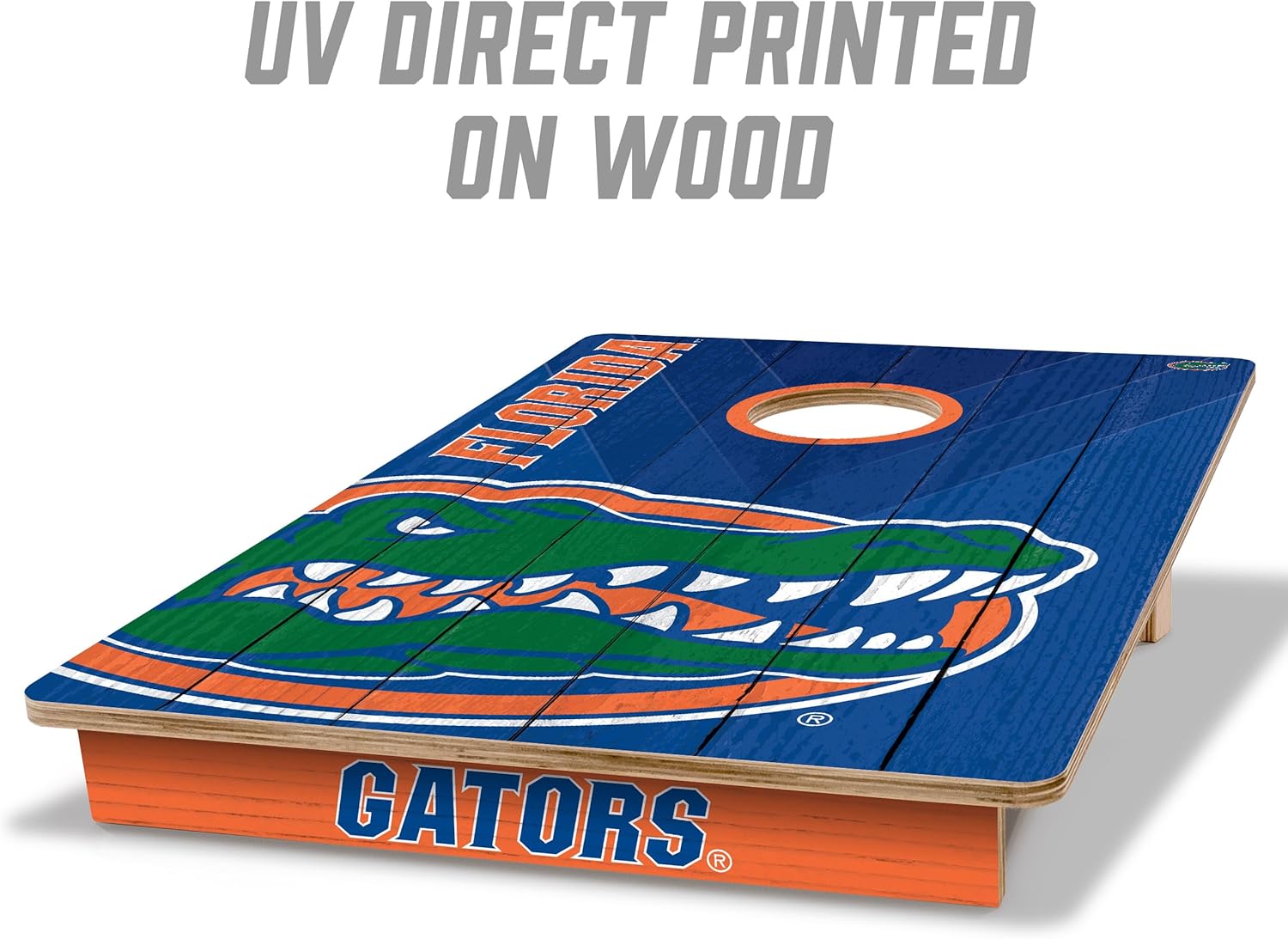 YouTheFan NCAA 2’ x 3’ Wood Cornhole Game with Logo Bags