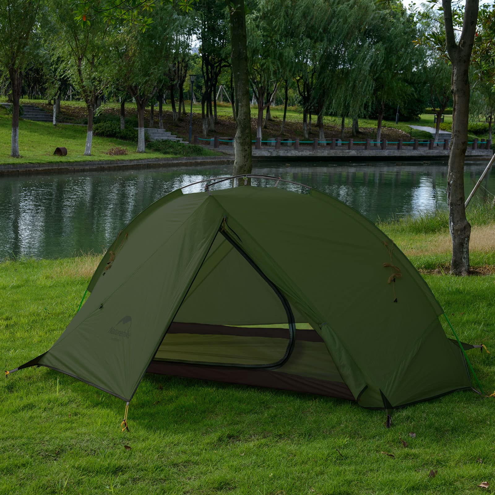 Naturehike Tagar Tente de Camping Ultralégère 1-2 Personnes,3-4 Saison Imperméable Tentepour Randonnée,Sac à Dos