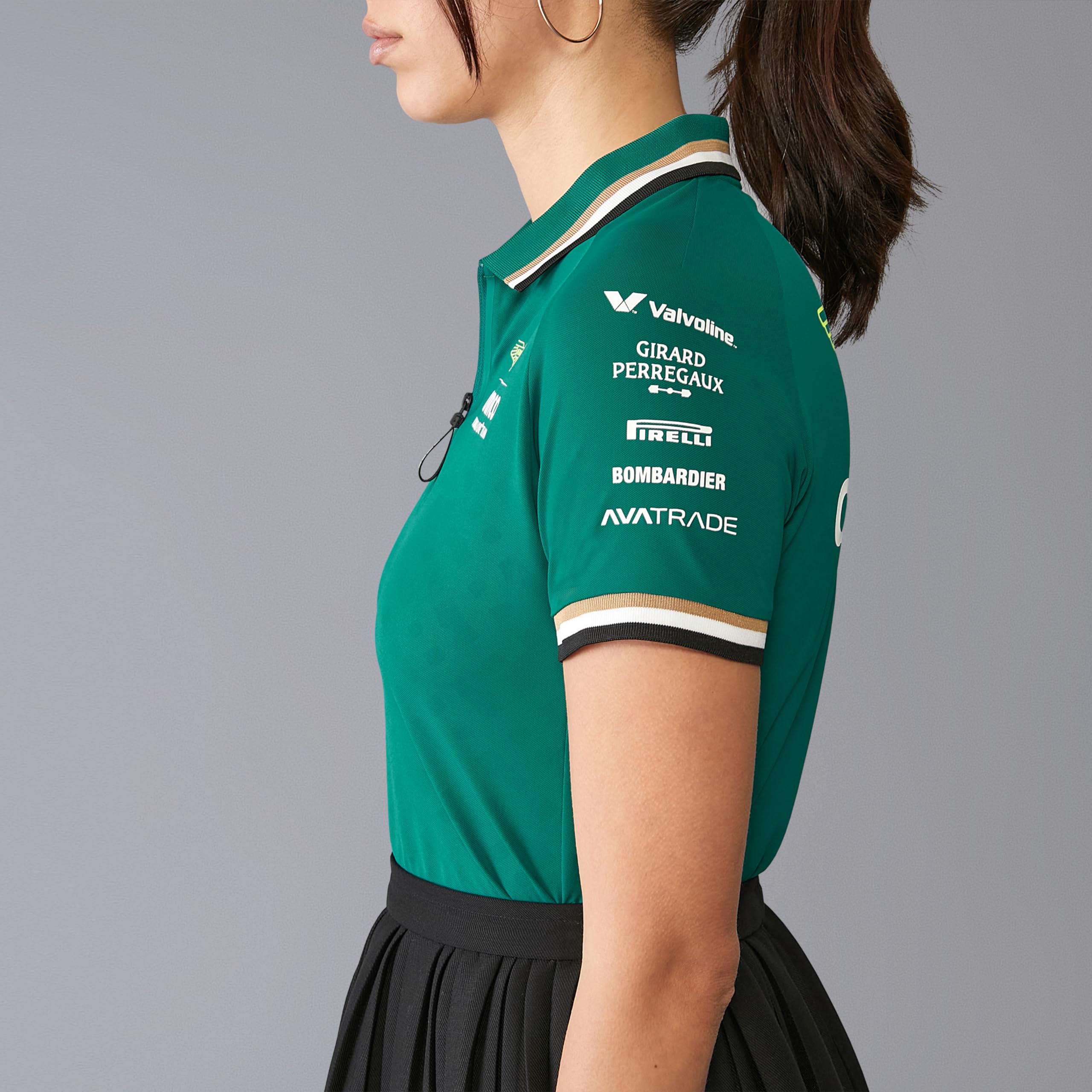 Polo Team 2024 para mujer, color verde, verde, M