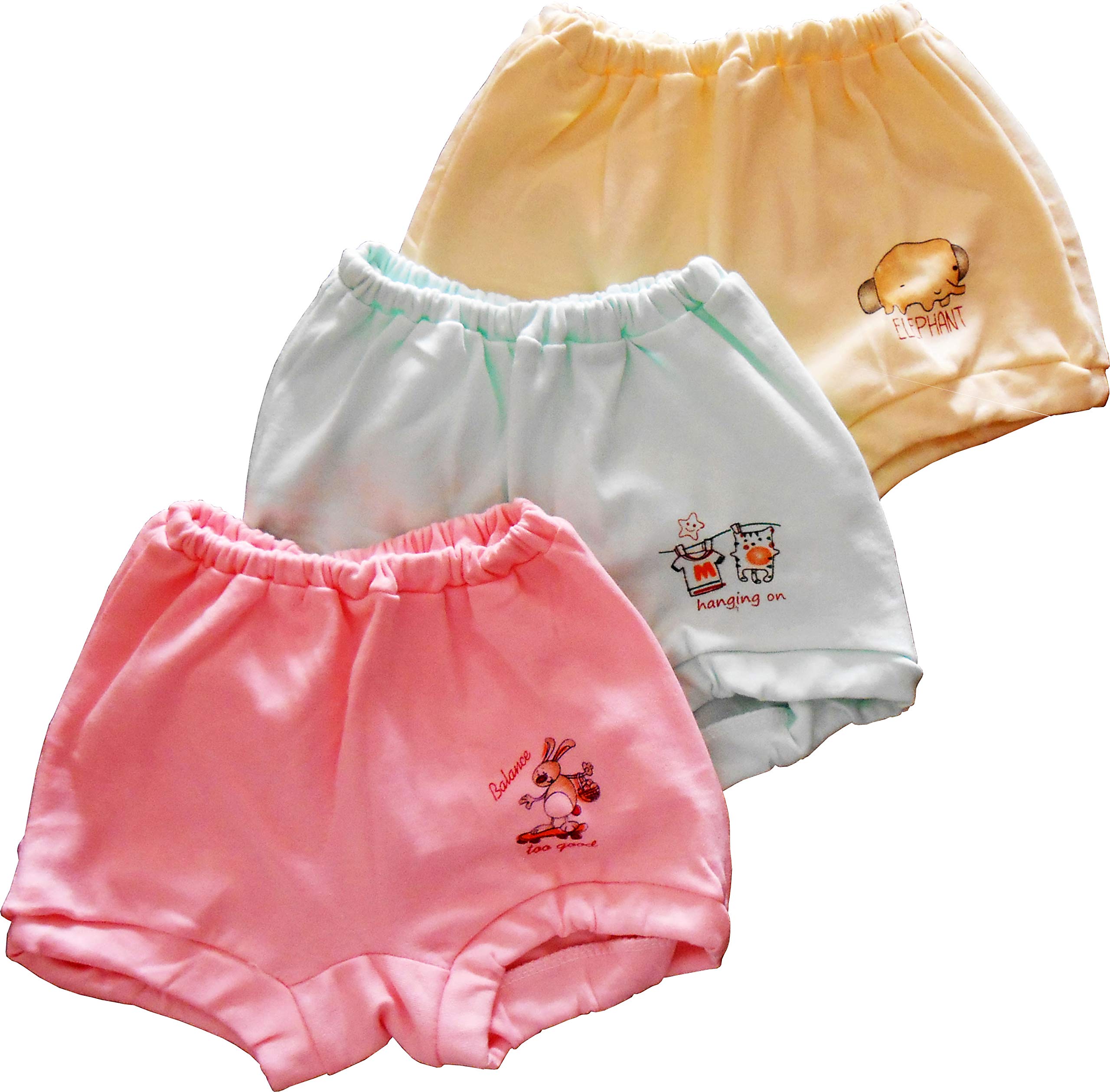 Tinchuk Baby Boys' & Baby Girls' Cotton Bloomers (Pack of 6) (554534515146163_Blue_12-18 Months) 1