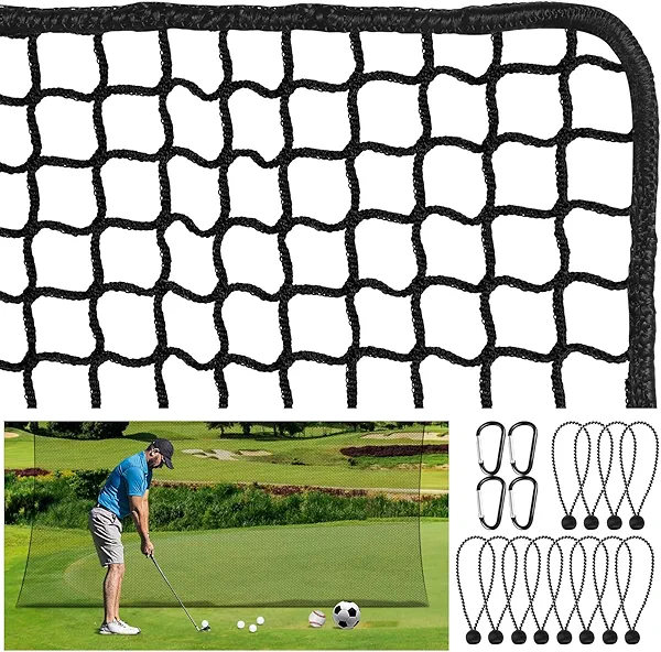 Golf Practice Net, Golf Hitting Nets Heavy Duty Nylon Golf Netting for Garage Backyard