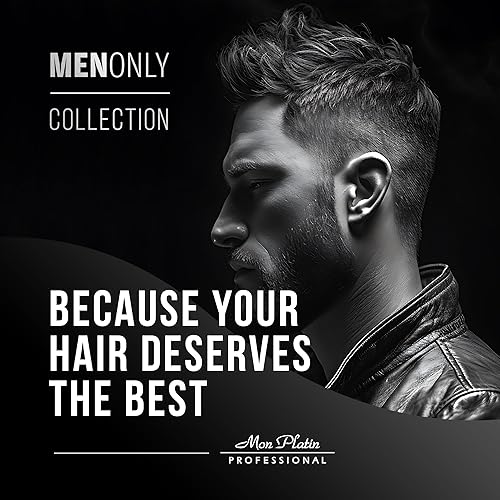 Miniatura 7 de Mon Platin Gel de peinado para hombre con jojoba y caviar negro, gel para el cabello para hombre con caviar negro y jojoba, fijación fuerte, fórmula