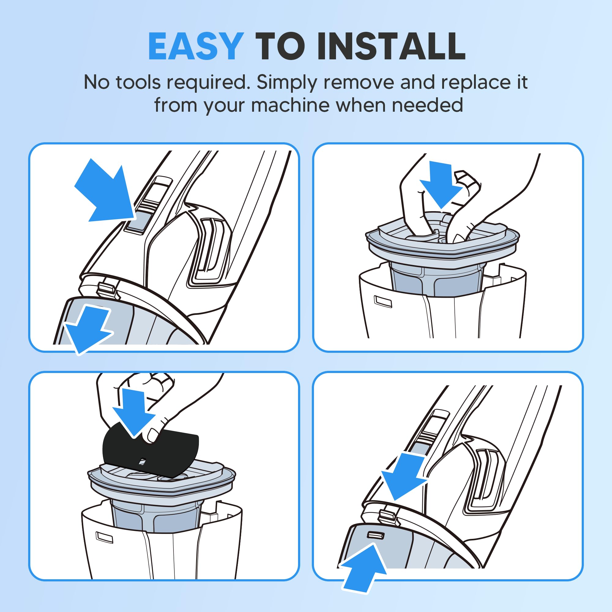 Bissell Pet Hair Filter Replacement - Funmit -6 Bissell Pet Hair Filter Replacement - Funmit -6