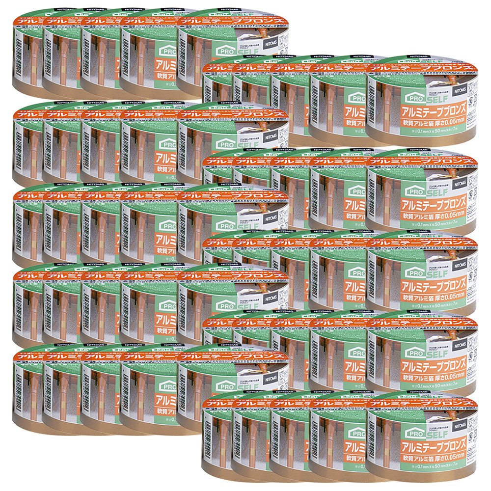 Amazon | ニトムズ アルミテープ ブロンズ 50mm×7m J3950 50巻入り