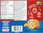 Ritz Snackwich Crackers, Saveur Fromage, 8 Paquets Individuellement Emballés, Craquelins à Grignoter, Paquet Portion Cuit, 304 g