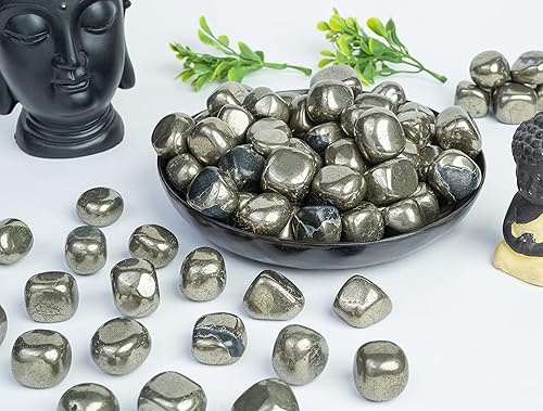 Miniatura 40 de Crocon Kit de cristales y piedras curativas de amatista de 1 libra para cristal curativo de Reiki, piedras pulidas moradas, piedras pulidas