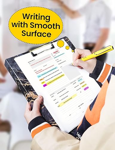 Miniatura 6 de SUNEE Carpeta de 3 anillos de 1 pulgada, bonita carpeta con 2 bolsillos, carpeta decorativa de tres anillos de leopardo rosa resistente (se ajusta a