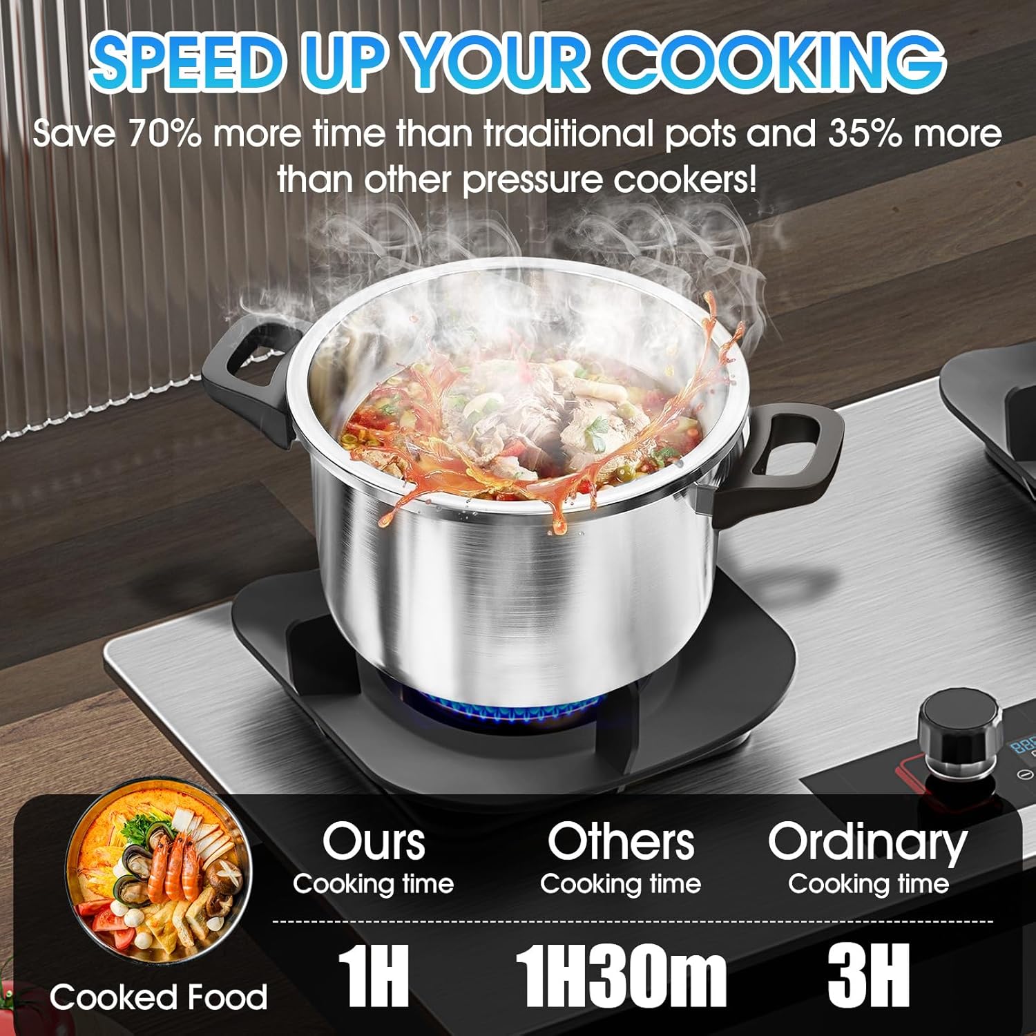Unlock Speedy Meals: The Ultimate 10 QT Stainless Steel Pressure Cooker Review