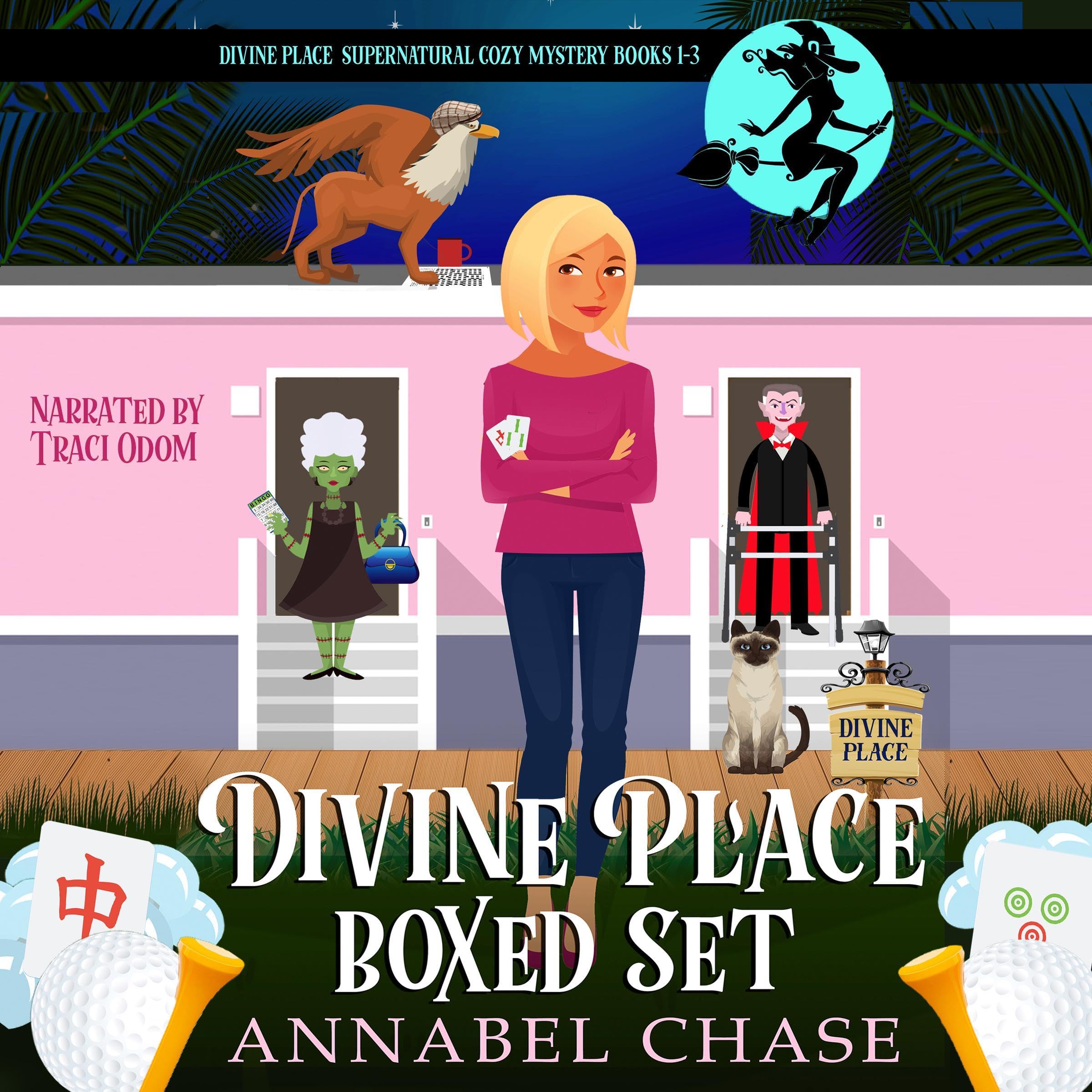Cover art for Divine Place Boxed Set: Supernatural Cozy Mystery, Books 1-3