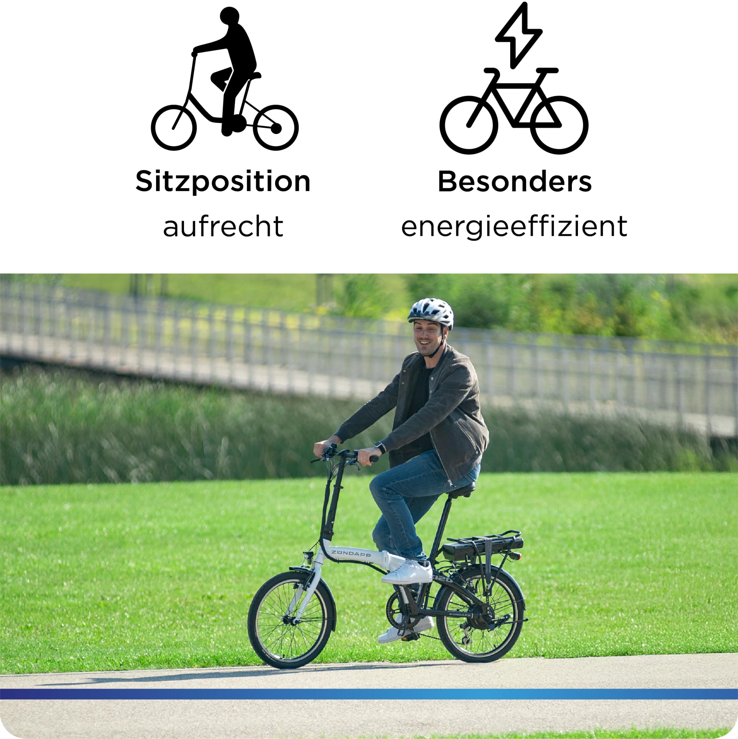 ZNDAPP Z120 20 Zoll E Bike Faltrad Damen Herren Elektrofahrrad klappbar  Fahrrad Elektro Klapprad Ebike Pedelec E-Bike Erwachsene Klappfahrrad  (schwarz/wei, 28 cm) : Amazon.de: Sport & Freizeit