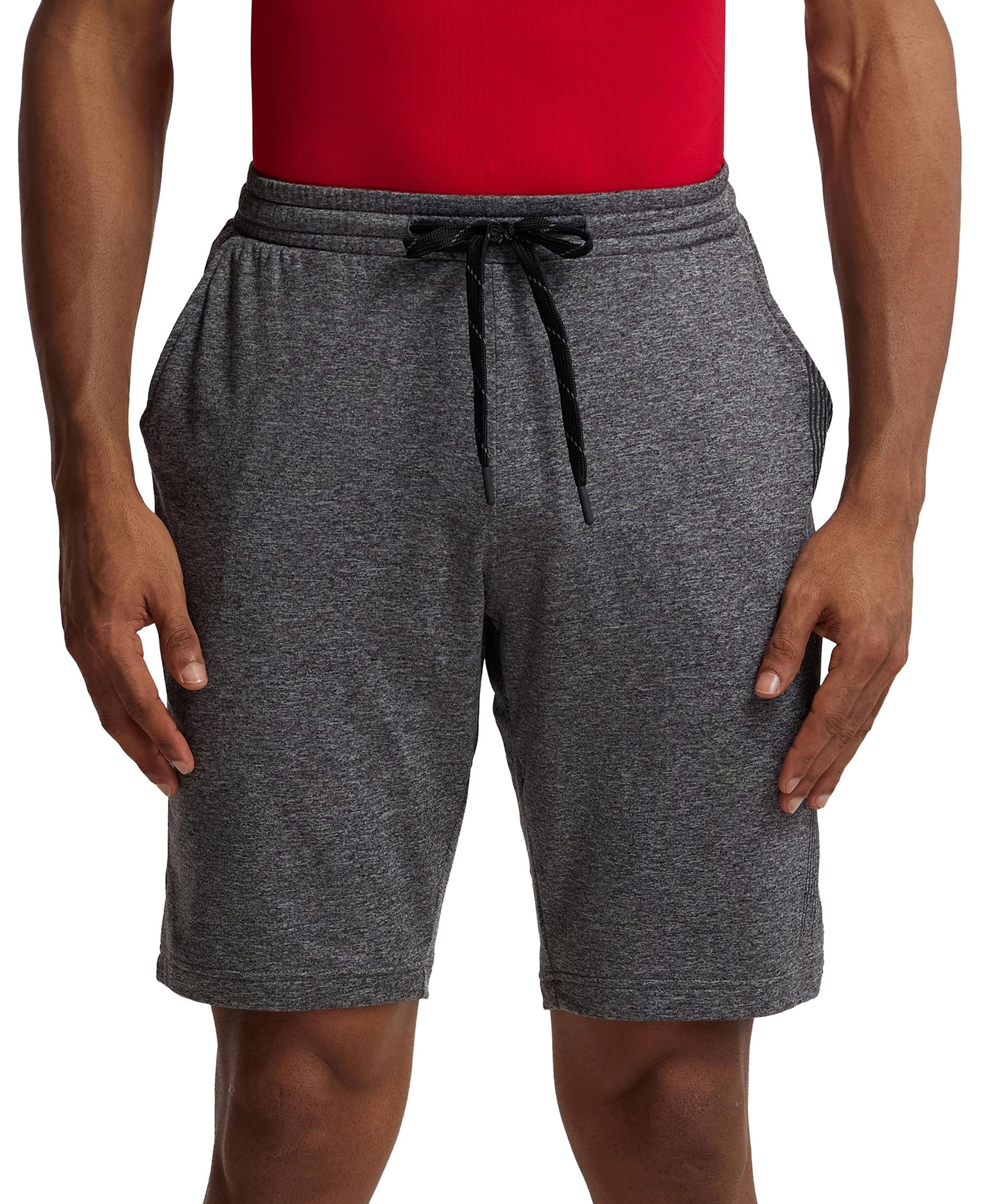 Jockey Men's Regular Fit Shorts (SP19_Grey Marl_XL)-picture-13