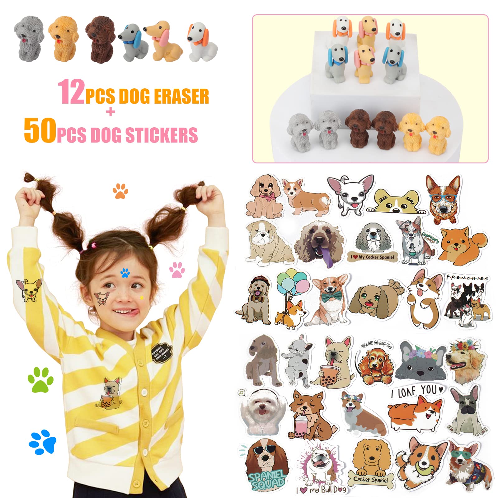 Kit Anniversaire Fille Licorne Sirène - 66 Pièces : Porte-clés, Bracelets, Tatouages, Sacs, Jouets, Peluches