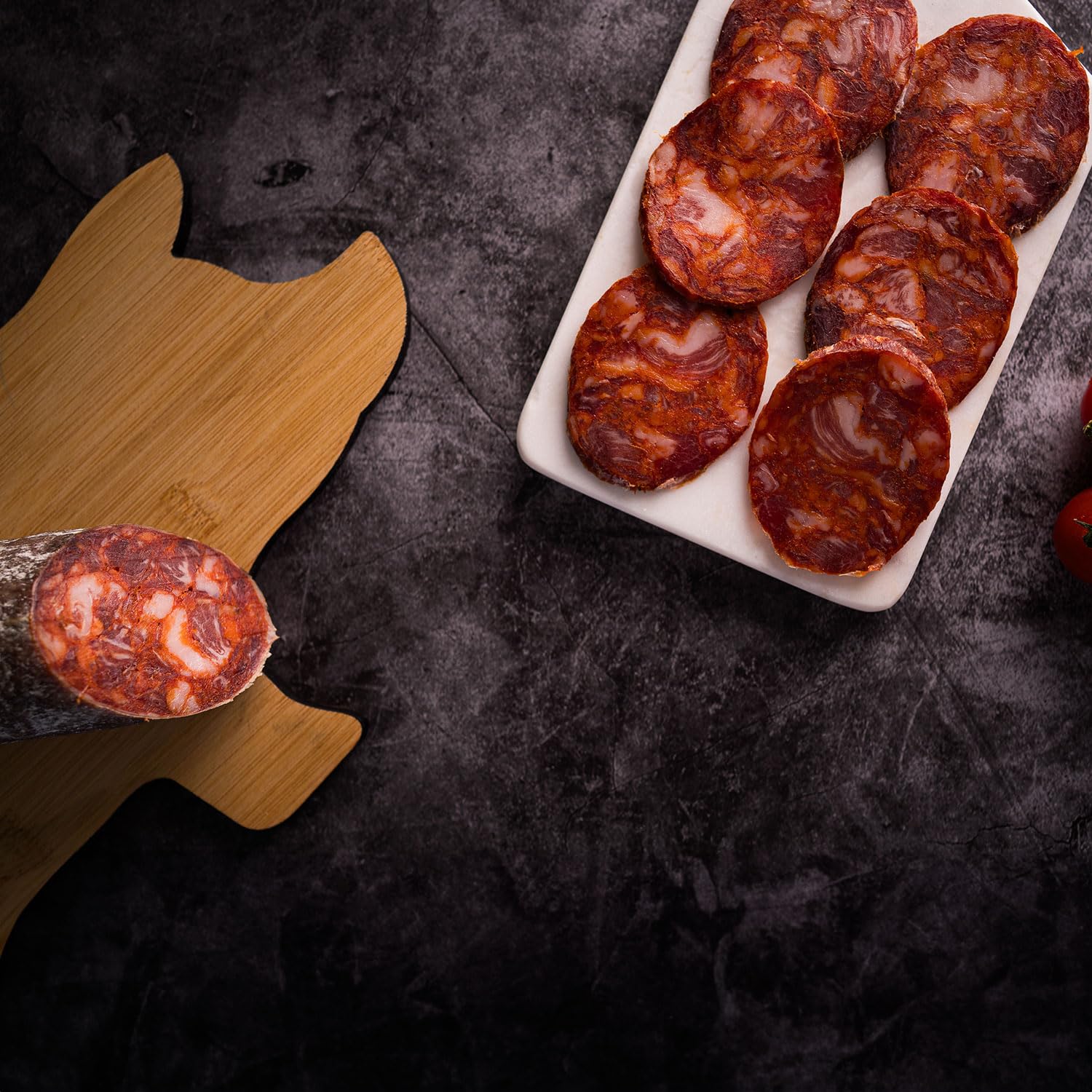 Chorizo Ibérico de Bellota, 10 Sobres, 100 g, Caja Regalo